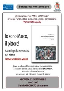 Io sono Marco, il pittore! – Presentazione libro su Marco Vedoà